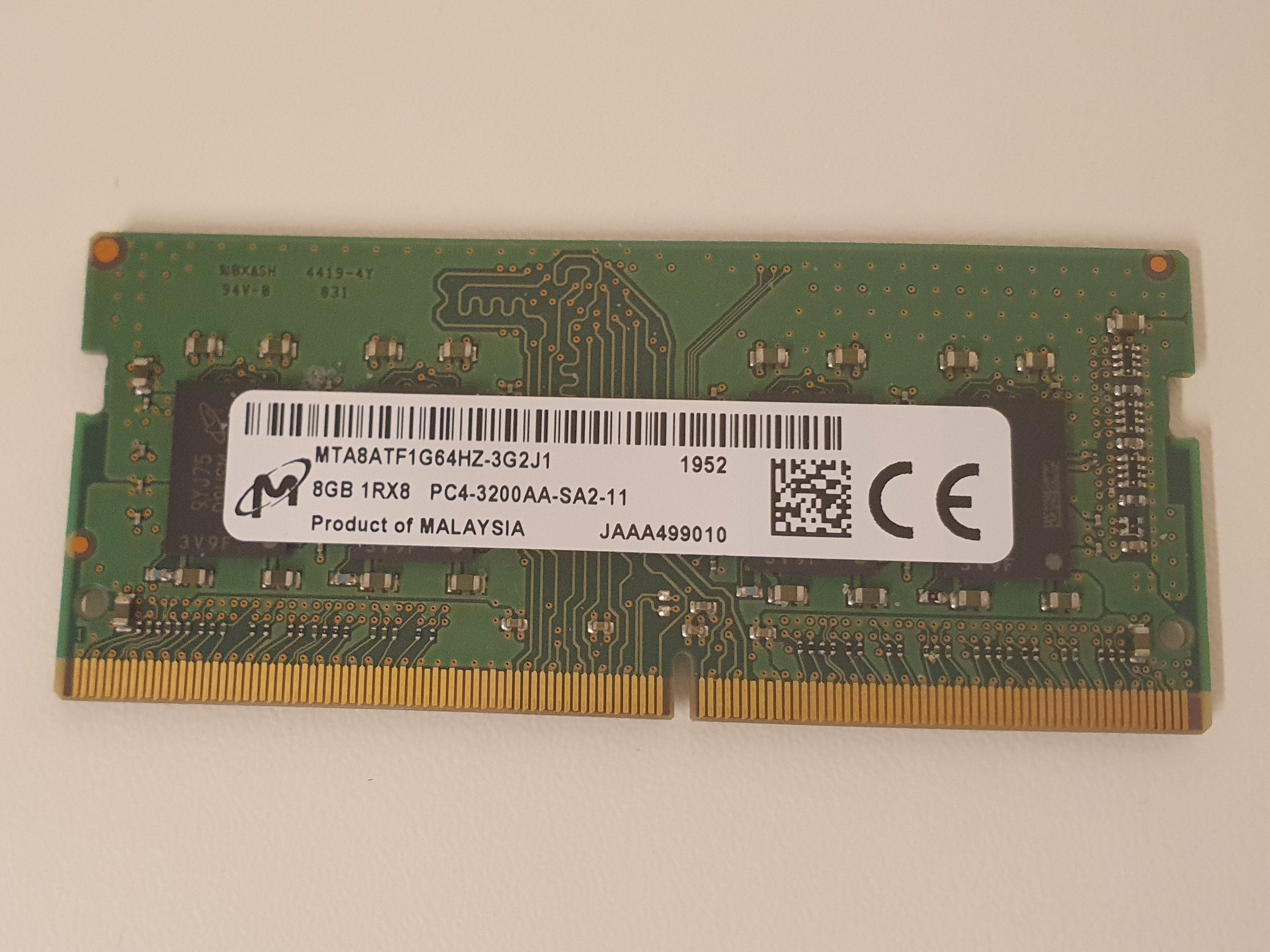 Micron Technology MTA8ATF1G64HZ-3G2J1 8 GB DDR4 3200 MHz