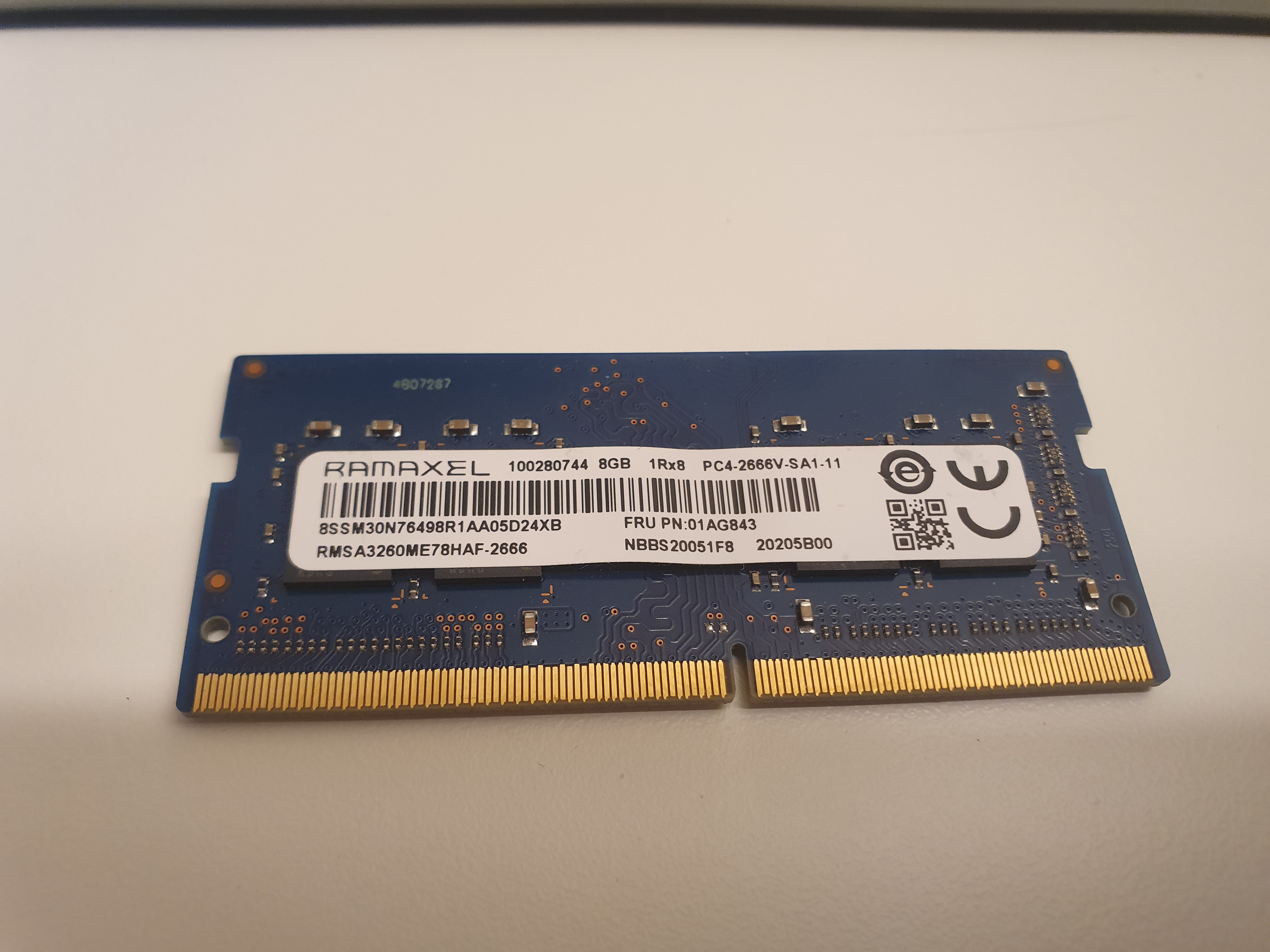 Ramaxel RMSA3260ME78HAF-2666 8 GB DDR4 2666 MHz